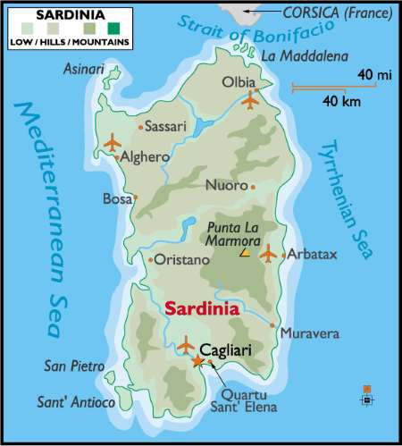 karta sardinije 8 razloga da Sardinija bude vaša destinacija za letovanje – Odmor Plus karta sardinije