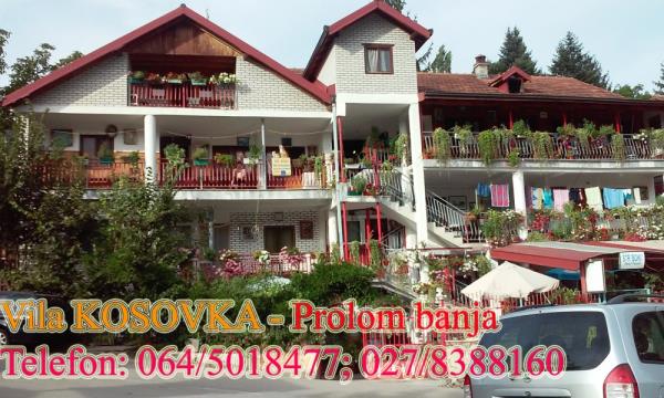 Vila Kosovka Prolom banja Srbija